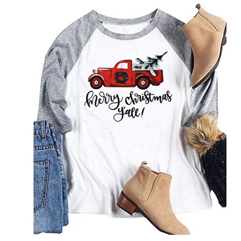 🎄 Christmas baseball tee 🎄